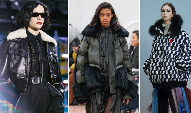 как выглядят модные женские куртки осень-зима 2019-2020 с меховой отделкой