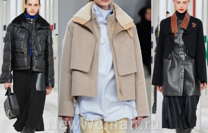главные модные тренды осень-зима 2020-2021 - женские двухслойные куртки от модельеров модных домов, фото